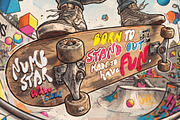 NumbStar Font Trio - Dreamy Summer, a Handwritten Font by HypeWorksCo (Thumbnail 11 of 29)
