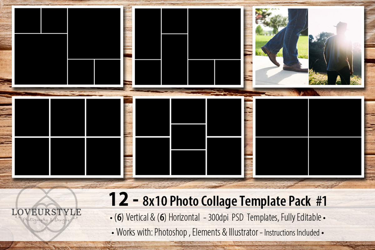 SALE Massive Photo Template Bundle, a Design Template by Loveurstyle Designs (Photo 24 of 39)