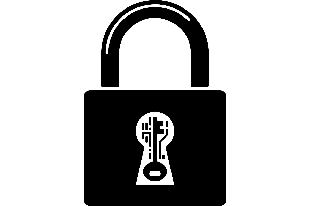 Padlock and Security Keyhole, a Technology Illustration by balal (Photo 4 of 13)