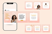 Boho Coach Instagram Carousel Canva, a Social Media Template by Ciera Design Templates (Thumbnail 6 of 9)