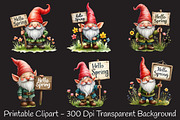 Hello Spring Gnome, an Illustration by RobertsArt (Thumbnail 7 of 7)