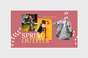 Spring Fashion YouTube Thumbnail, a Social Media Template by hekenostudio (Thumbnail 3 of 4)