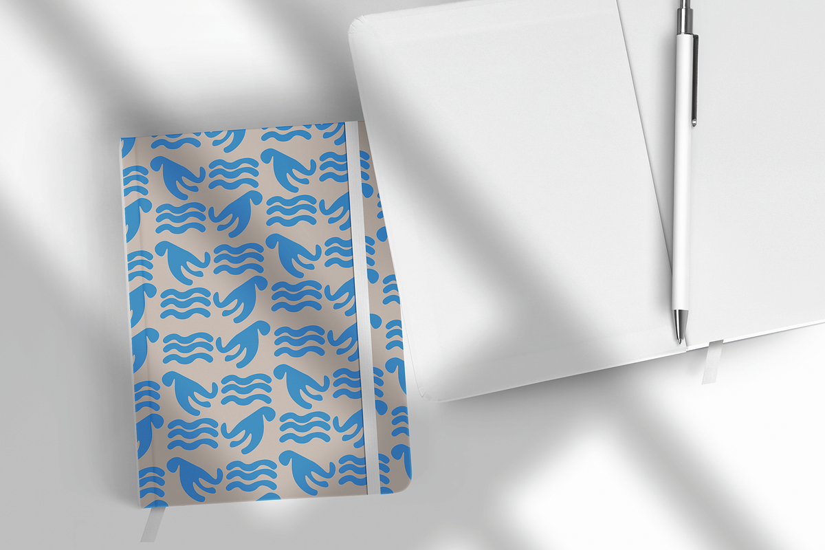 Blue Octopus Seamless Pattern, a Pattern Graphic by Bonfloret Studio (Photo 3 of 3)
