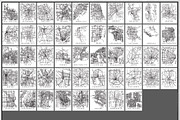 US City Street Map Bundle, an Illustration by deificus Art (Thumbnail 5 of 5)