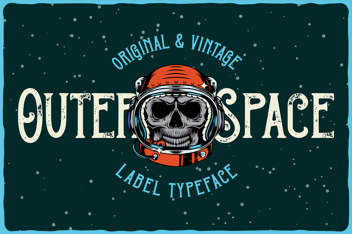 Outer Space Font + BONUS preview 6