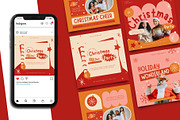 Christmas Party Instagram Post, a Social Media Template by Artnivora.Std (Thumbnail 1 of 2)