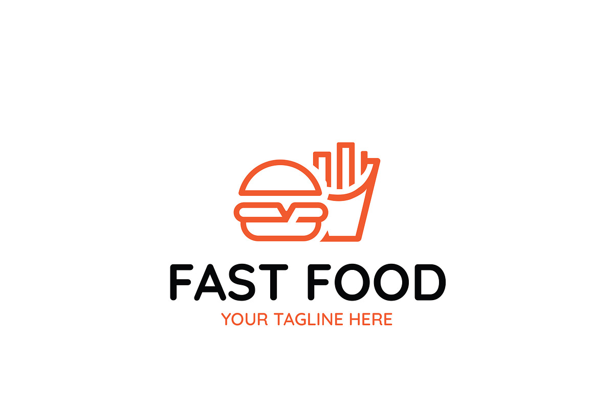Fast Food Restaurant Logo Template, a Branding & Logo Template by HueNestify (Photo 1 of 3)