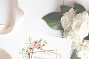 Dusty Roses Boho Watercolor, an Object Illustration by Olga Koelsch (Thumbnail 8 of 13)