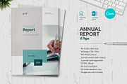 Annual Report Template, a Brochure Template by Sabin (Thumbnail 1 of 7)