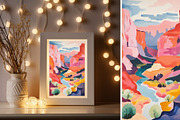 4 happy muti-color art print, a Decorative Illustration by ARTOZEN DIGITAL (Thumbnail 8 of 13)