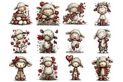 Cute Spring Lamb Clipart, a Graphic by CitraGraphics (Thumbnail 4 of 5)