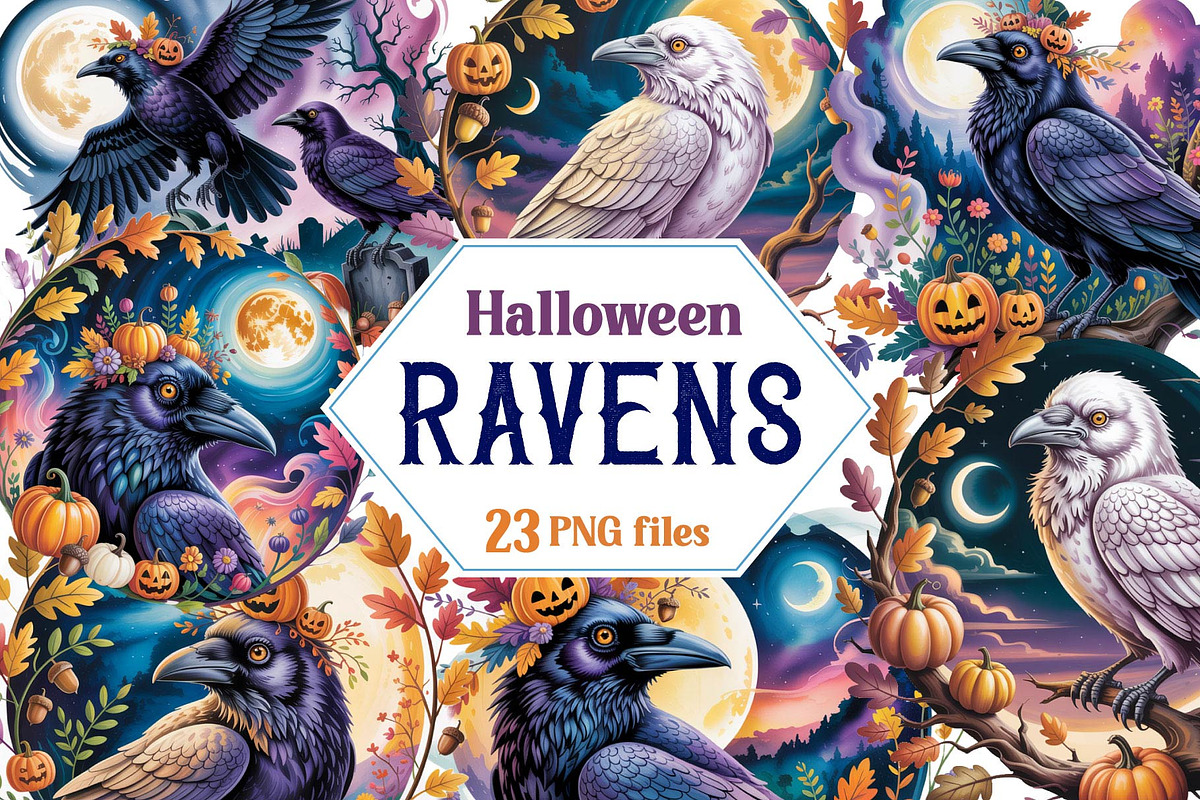 MEGA Halloween Bundle 558 items, a Seasonal Illustration by TatianaCociorva (Photo 6 of 12)