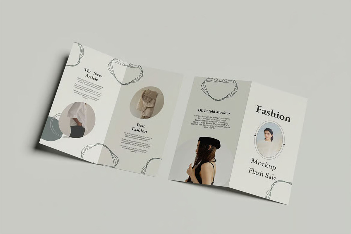 Bifold DL Flyer Mockup, an Advertising Mockup by zpackcreative (Photo 5 of 7)