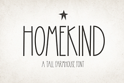 Homekind | Tall Farmhouse Font, a Font by KA Designs (Thumbnail 1 of 10)