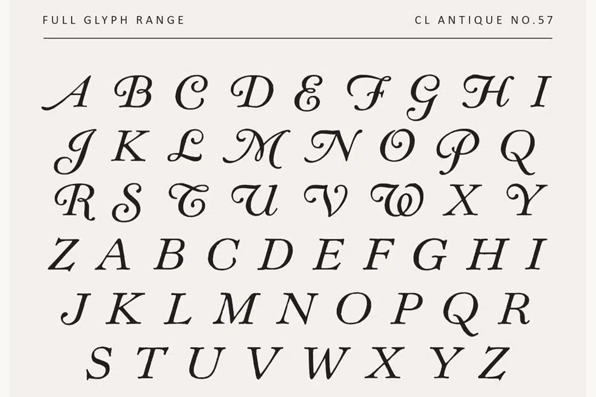 Vintage Italic Serif Font, a Serif Font by Century Library (Photo 2 of 3)