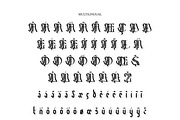 Bloodsucker Modern Blackletter, a Blackletter Font by infernostudio3 (Thumbnail 5 of 10)