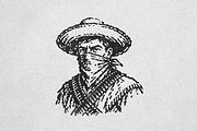 Vintage Western Bandit Illustration, a Person Illustration by lettett (Thumbnail 3 of 3)