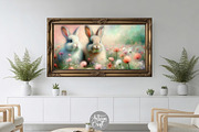 Easter bunny vintage Frame TV art, a Background Graphic by Artisan Craft (Thumbnail 2 of 4)