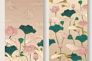 Asian Traditions. Sunset on the Lake, a Pattern Graphic by HmarkaShop (Thumbnail 2 of 3)