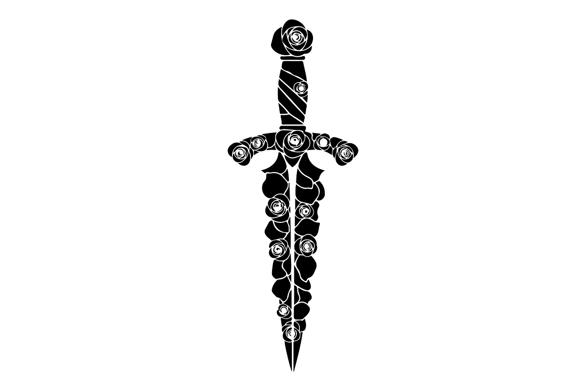 Ornamental Dagger Silhouette Bundle, an Object Illustration by Gaye Art (Photo 15 of 15)