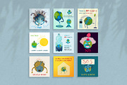 In Eco Love with Earth. Vector set, an Education Illustration by Shusha Guna Art (Thumbnail 7 of 14)