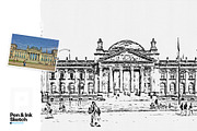 Pen and Ink Sketch Photoshop Action, an Action Add-On by Shovajit (Thumbnail 7 of 17)