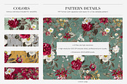 Seamless Floral Patterns And Motifs, a Pattern Graphic by LEAFure (Thumbnail 2 of 10)