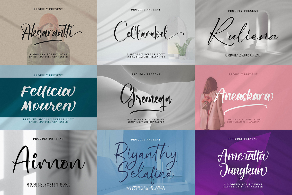 Modern and Stylish Script Font, a Font by Integritype Studio (Photo 6 of 9)