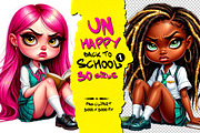 Back to school clipart unhappy, an Object Graphic by JuliaStarArt-FantasyHome (Thumbnail 1 of 12)