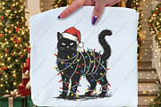 Cute Funny Cat Christmas PNG, an Illustration by CraftArtStudio (Thumbnail 2 of 4)