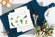 Watercolor VEGETABLES illustrations, a Decorative Illustration by GevelStudio (Thumbnail 6 of 9)