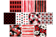 Black Friday Black & Red Backgrounds, a Background Graphic by NadiaTheronArt (Thumbnail 3 of 5)