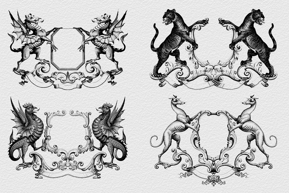 Procreate Heraldic Crests & Emblems, a Brush Add-On by AW Studios (Photo 6 of 9)