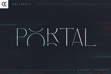Portal - Display Typeface, a Serif Font by Only Fonts