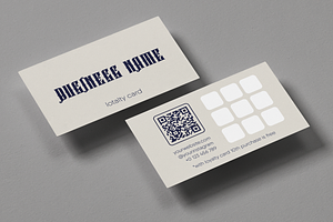 Multipurpose Loyalty Card 02, a Card Template by Tzochko