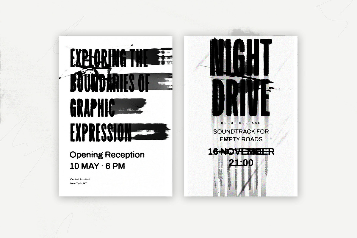 Ink Poster Templates, a Poster Template by Inartflow (Photo 11 of 14)
