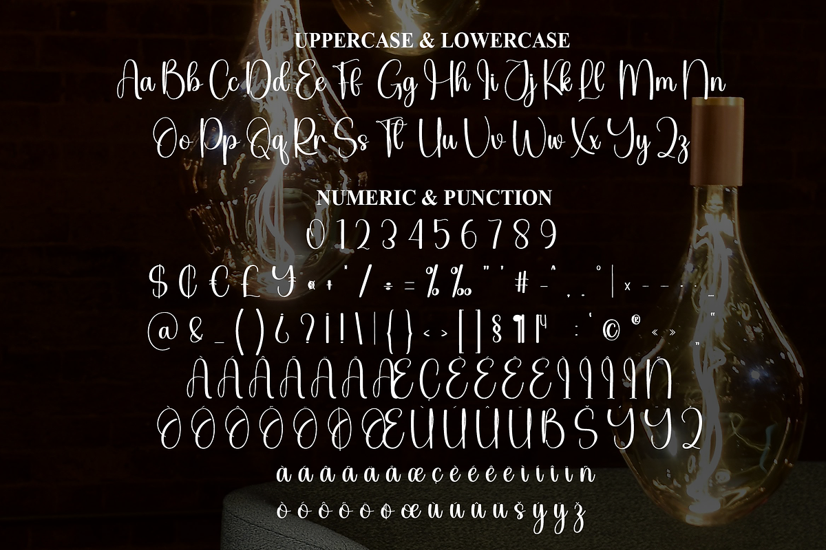 Lighting | Script Font, a Handwritten Font by Scratchones (Photo 7 of 9)