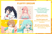 Procreate Cute Soft Brushes, a Brush Add-On by nikiartcorner (Thumbnail 2 of 9)