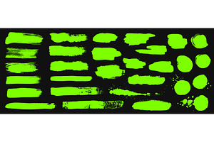 Eco brush strokes, an Object Illustration by alexdndz