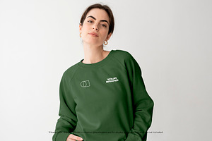 Woman Sweatshirt Mockup Bundle