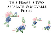 Blush and Blue Flowers, an Illustration by Graphic Blue Bird (Thumbnail 8 of 8)