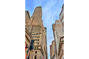40 Wall Street, a historic building in Manhattan, New York City. Built in 1930, an Architecture Photo by Leonid Andronov