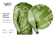 Long Sleeve Jersey Set Mockup, a Shirt Mockup by Mildstudio (Thumbnail 4 of 9)
