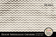 Beachy Watercolor Chevron Textures, a Texture Graphic by Clikchic Designs (Thumbnail 4 of 6)