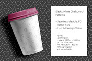Black&White Chalkboard Patterns, a Pattern Graphic by TanyaMakesART (Thumbnail 5 of 5)