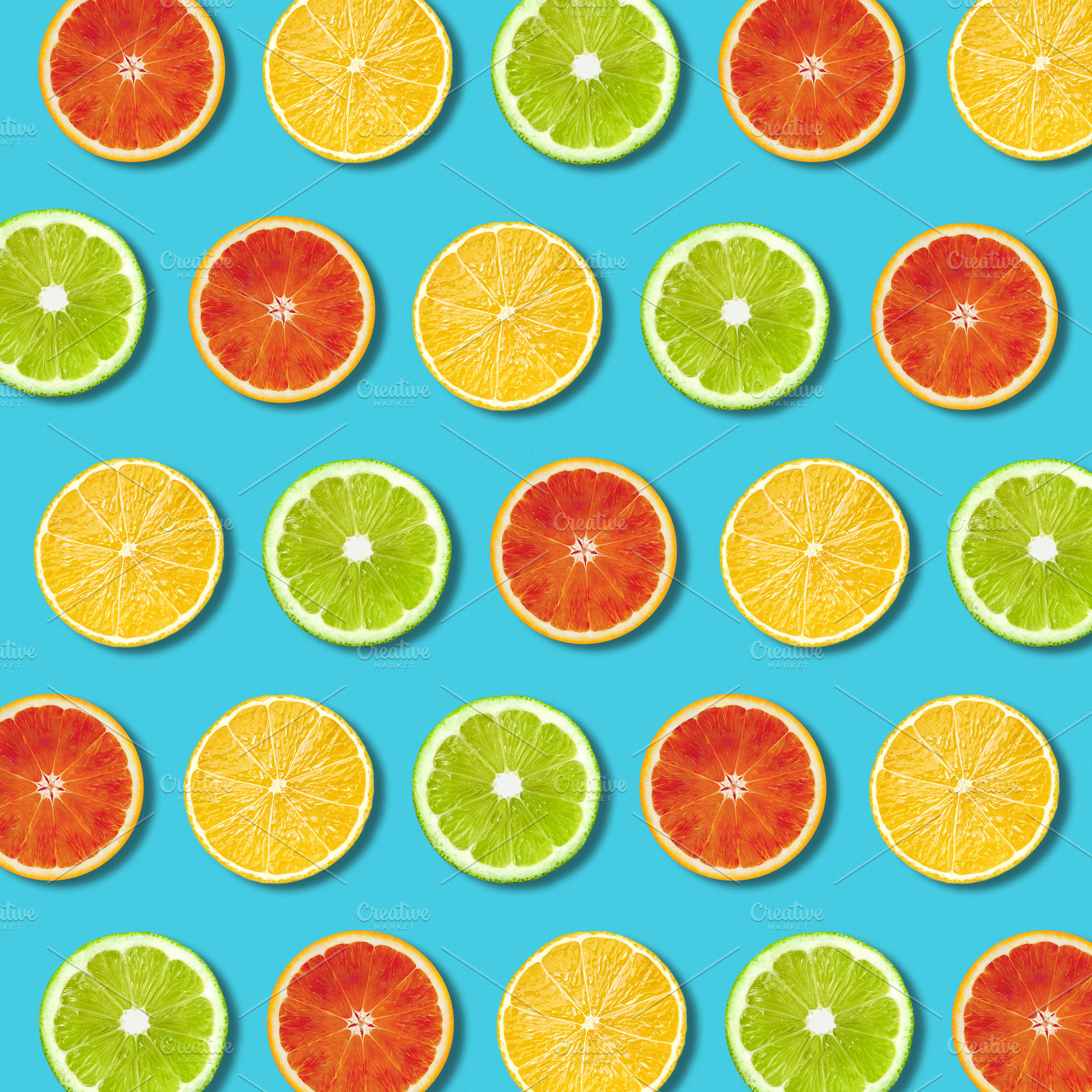 Multicolored citrus fruit texture, a Food & Drink Photo by BOOCYS