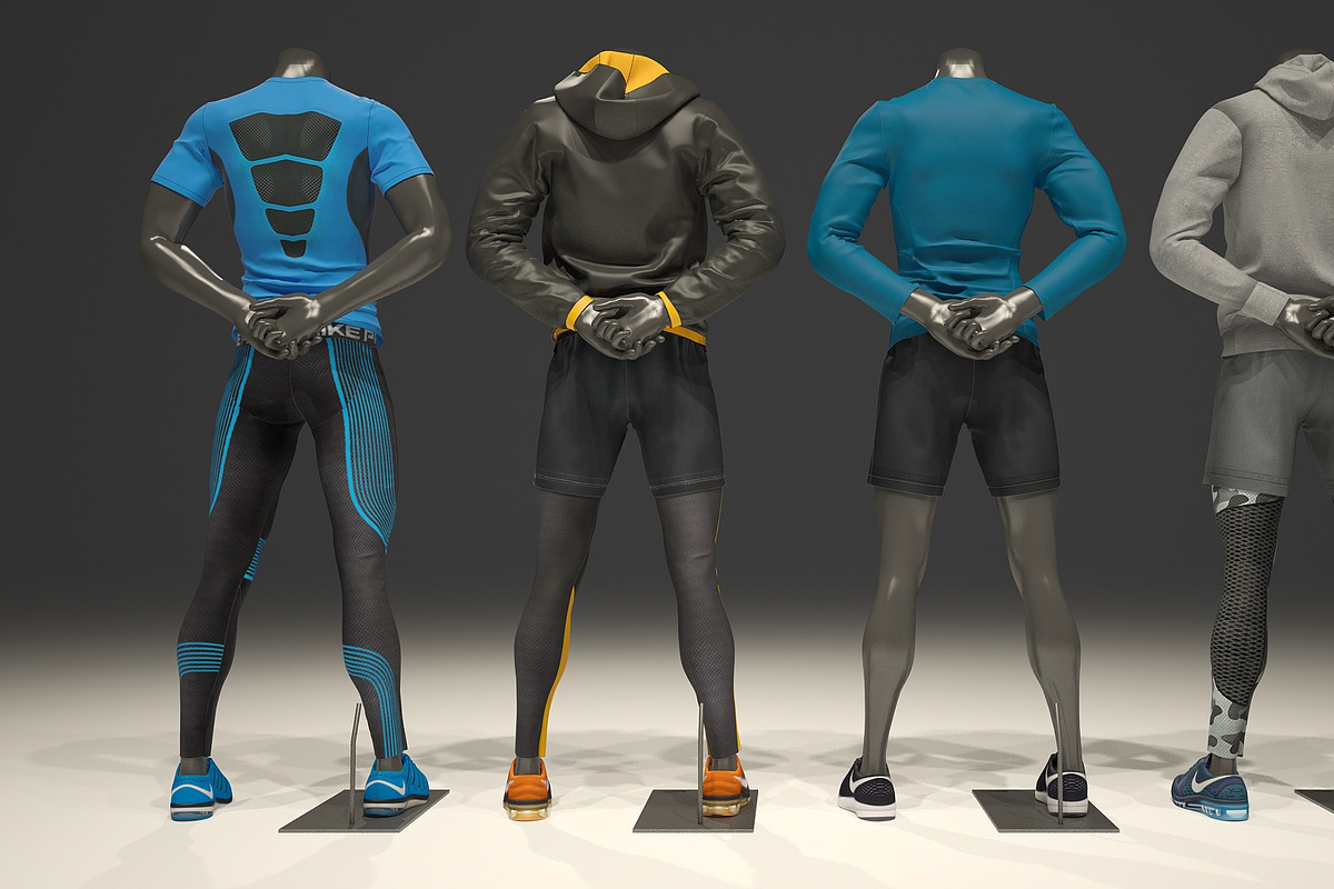 Male mannequin pack 2, a Characters & Person 3D Model by mrGarret (Photo 6 of 15)