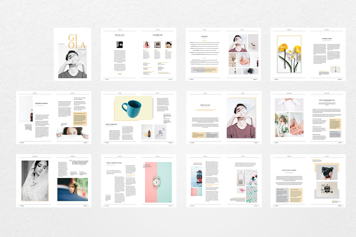 Giola Lookbook/Magazine - 2019, a Brochure Template by Bokuto (Photo 11 of 12)