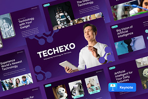 TECHEXO - AI Technology Keynote, a Presentation Template by rgbryand