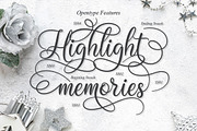 Midnight Vagansa | Beauty Caligraphy, a Script Font by Almeera Std (Thumbnail 3 of 11)
